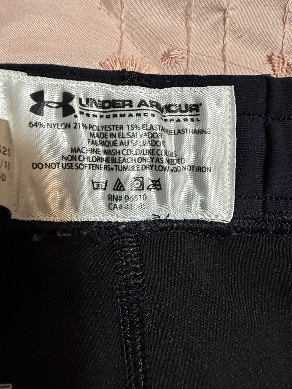 Men’s Under Armour ColdGear Compression Leggings Black Size xl 1000525